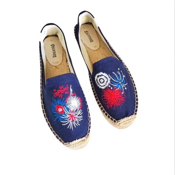 Soludos Shoes - NWOB Soludos Fireworks Espadrilles Navy Size 9